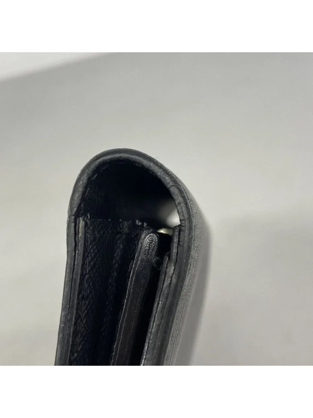 Louis Vuitton Wallet Epi Portefeuille Plaza Noir